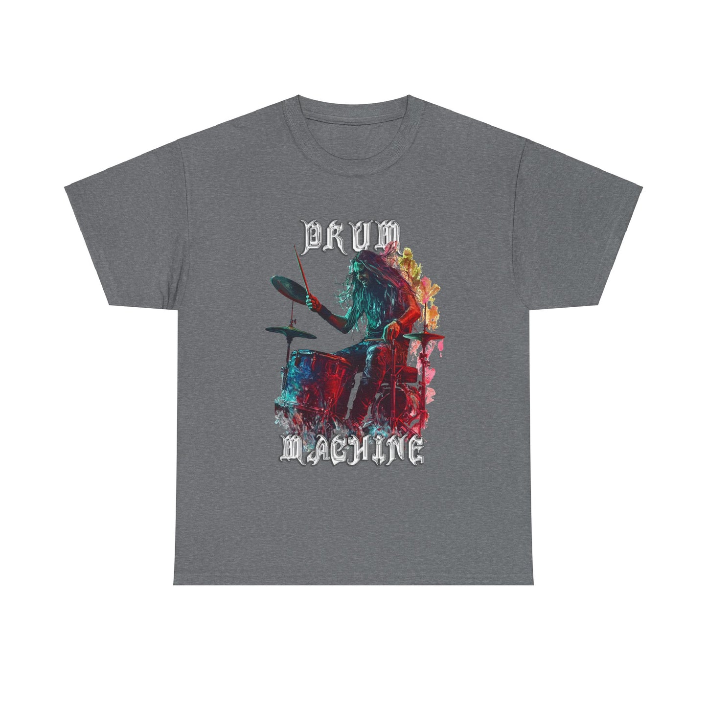 Drum Machine - Unisex Heavy Cotton Tee - UK