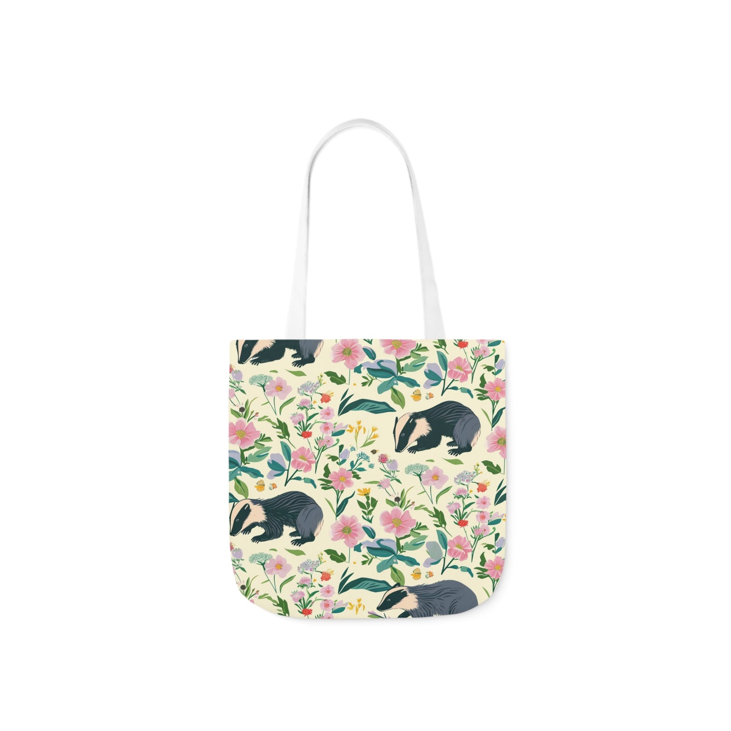 Badger Polyester Canvas Tote Bag (AOP)