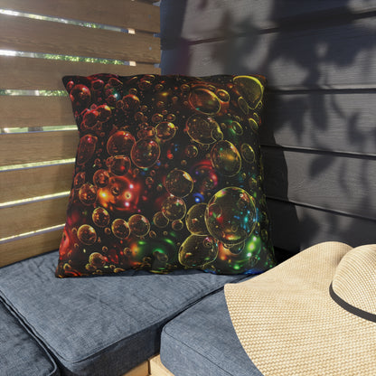 Effervescent Bubbles - Outdoor Pillows - USA