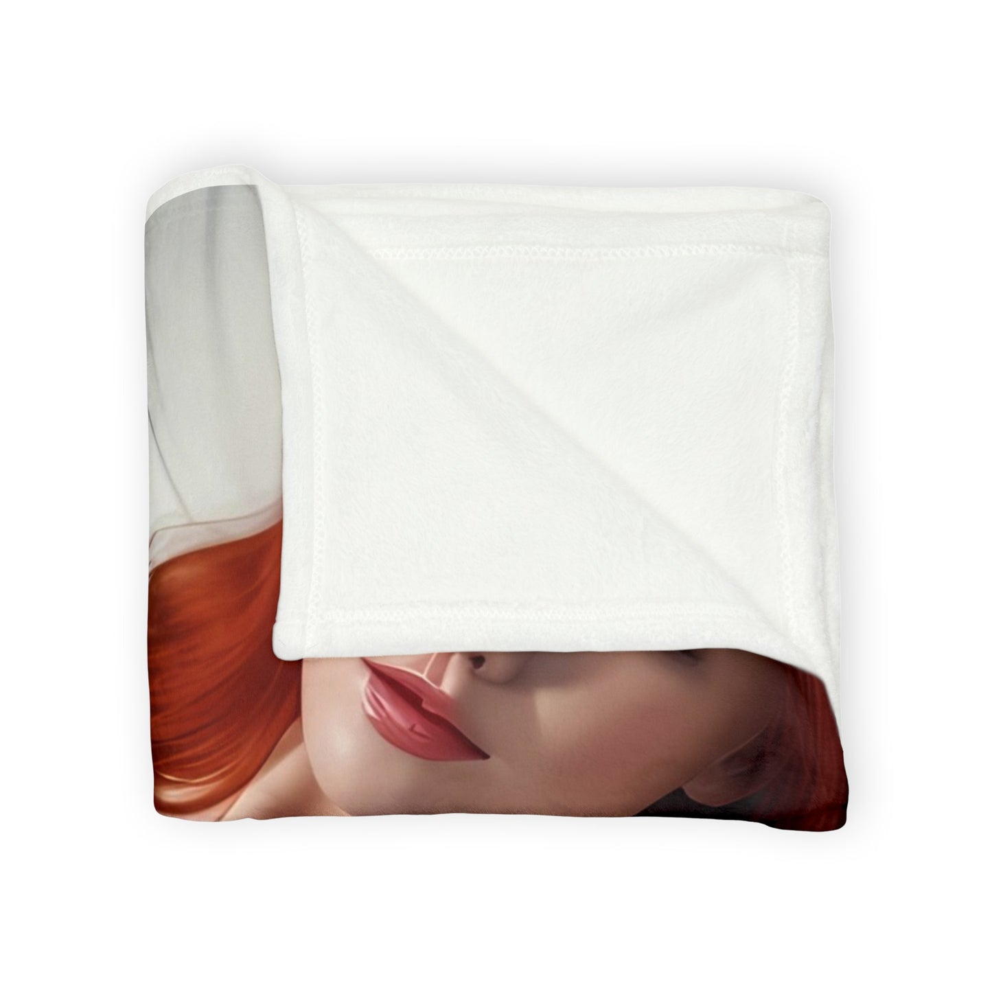 Red Hot Red-head 2 - Soft Polyester Blanket - UK