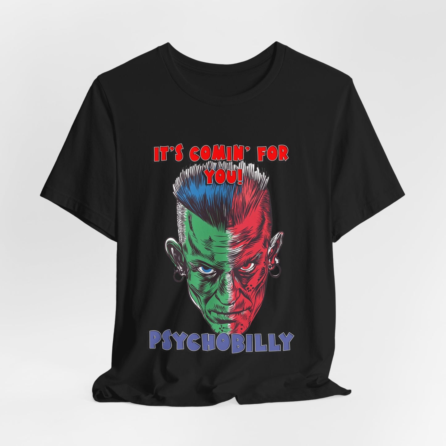 Psychobilly 1 - Jersey Short Sleeve Tee - USA