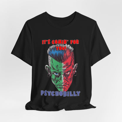 Psychobilly 1 - Jersey Short Sleeve Tee - USA