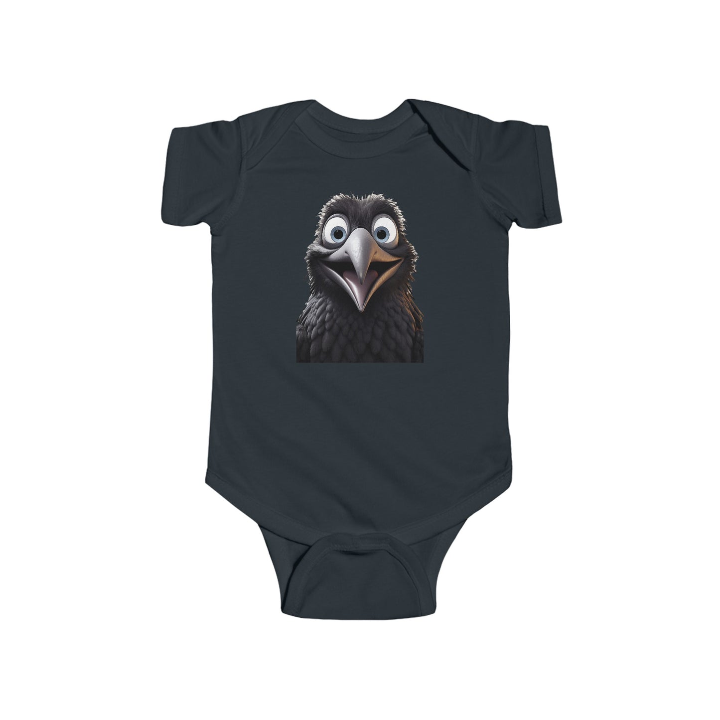 Crow Infant Fine Jersey Bodysuit - UK, CAN, USA