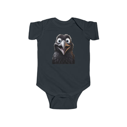 Crow Infant Fine Jersey Bodysuit - UK, CAN, USA