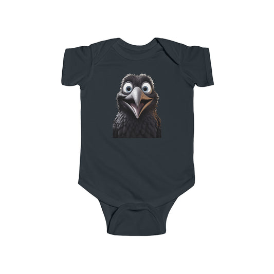 Crow Infant Fine Jersey Bodysuit - UK, CAN, USA