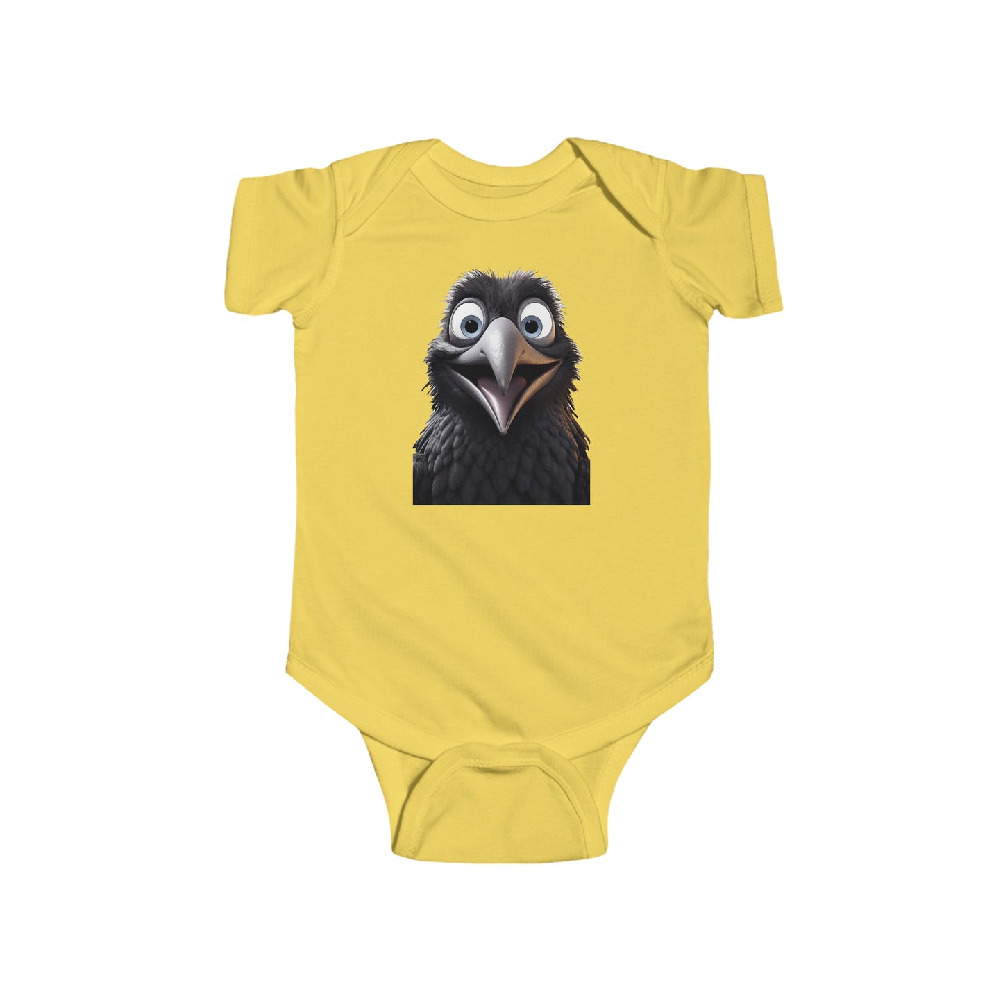Crow Infant Fine Jersey Bodysuit - UK, CAN, USA