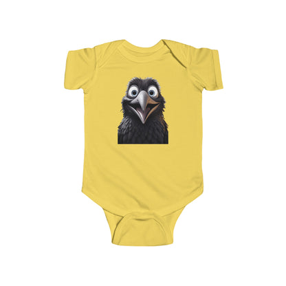 Crow Infant Fine Jersey Bodysuit - UK, CAN, USA