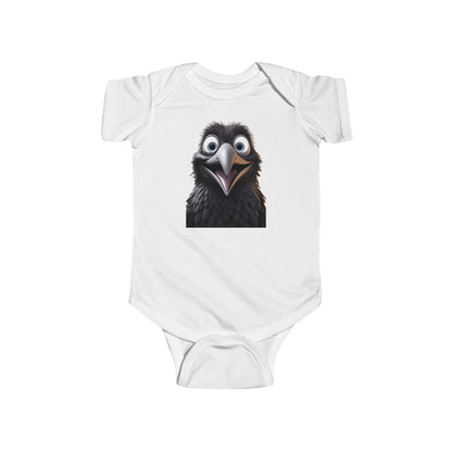 Crow Infant Fine Jersey Bodysuit - UK, CAN, USA