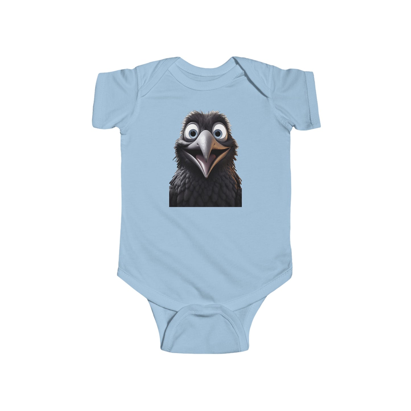 Crow Infant Fine Jersey Bodysuit - UK, CAN, USA