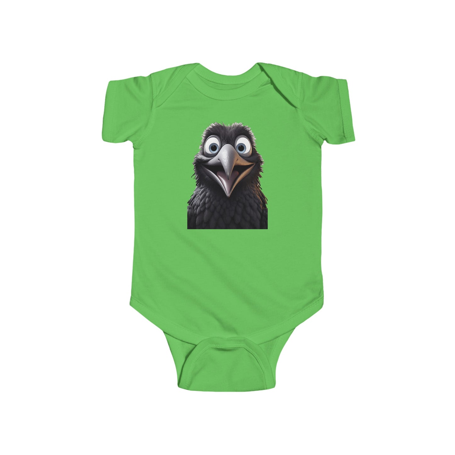 Crow Infant Fine Jersey Bodysuit - UK, CAN, USA