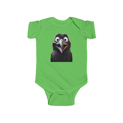 Crow Infant Fine Jersey Bodysuit - UK, CAN, USA