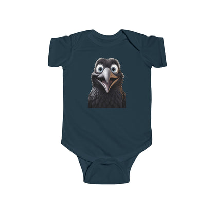 Crow Infant Fine Jersey Bodysuit - UK, CAN, USA