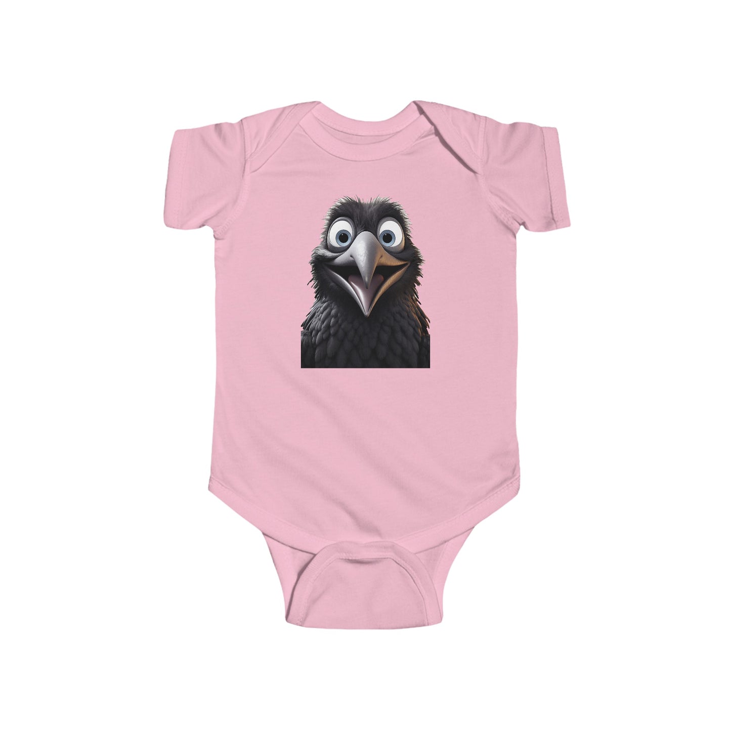 Crow Infant Fine Jersey Bodysuit - UK, CAN, USA