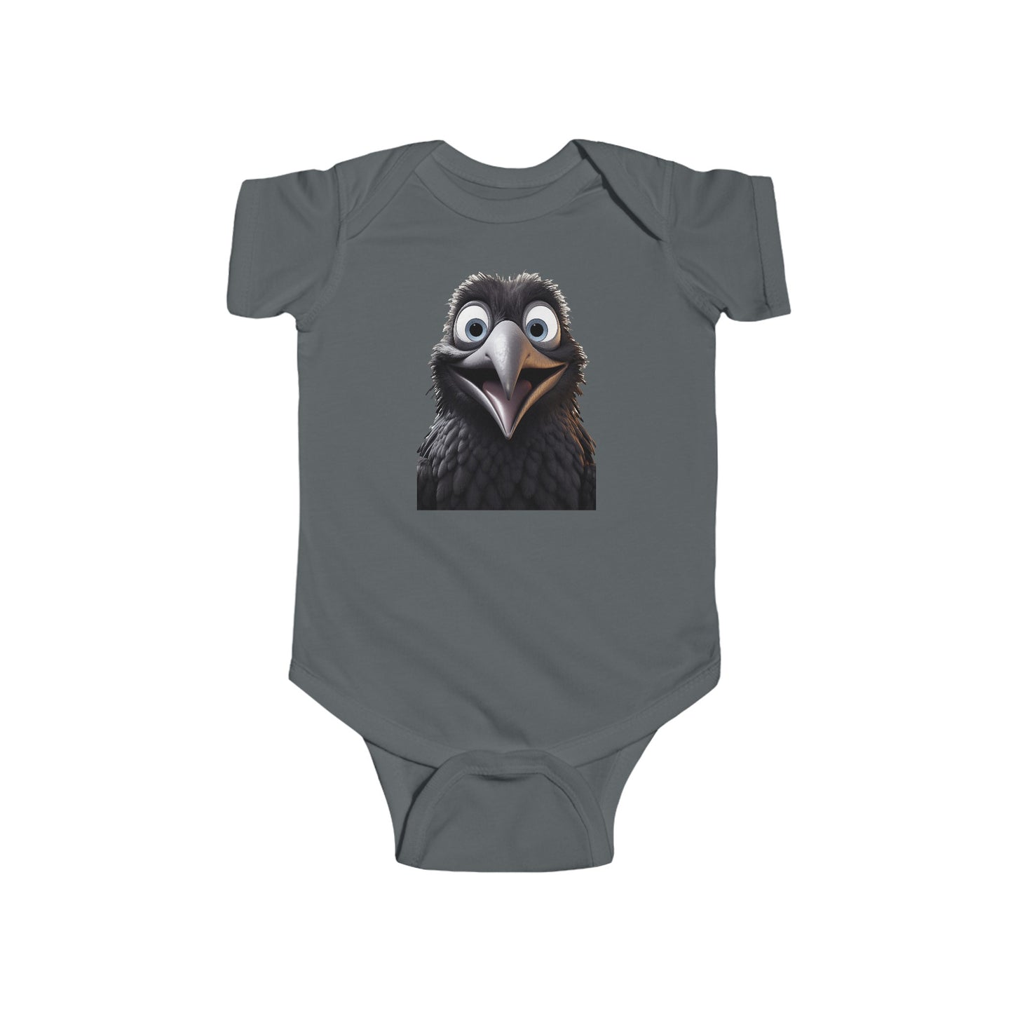 Crow Infant Fine Jersey Bodysuit - UK, CAN, USA