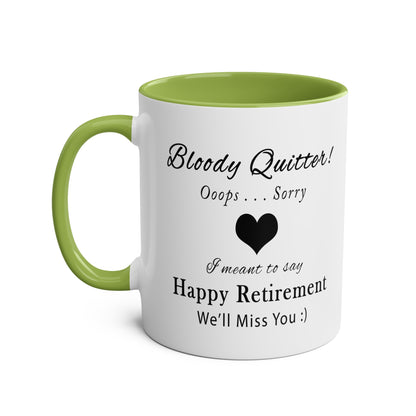Retirement #1 - Coffee Mug 11oz  UK