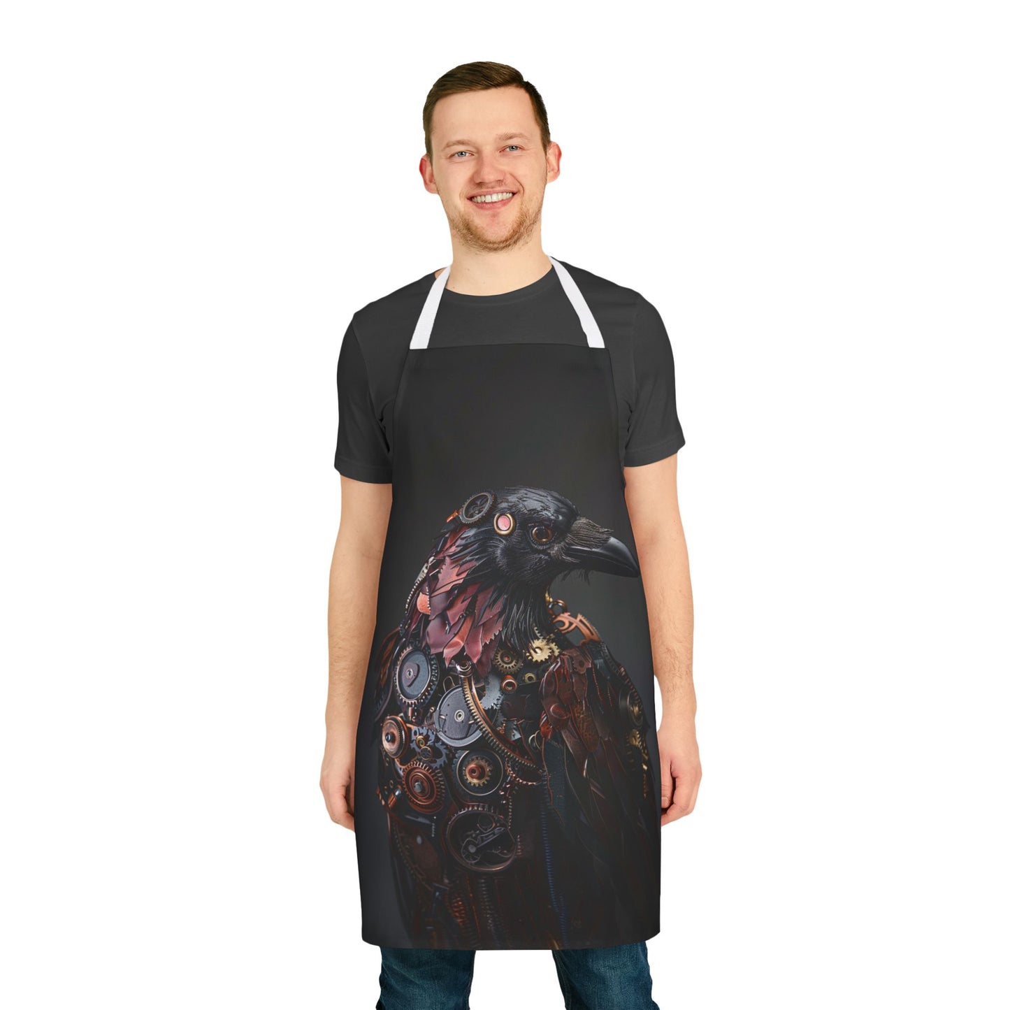 Steampunk Crow Apron 5-Color Straps - AUS, UK, USA