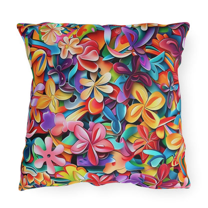 Summer Flowers - Outdoor Pillows - USA