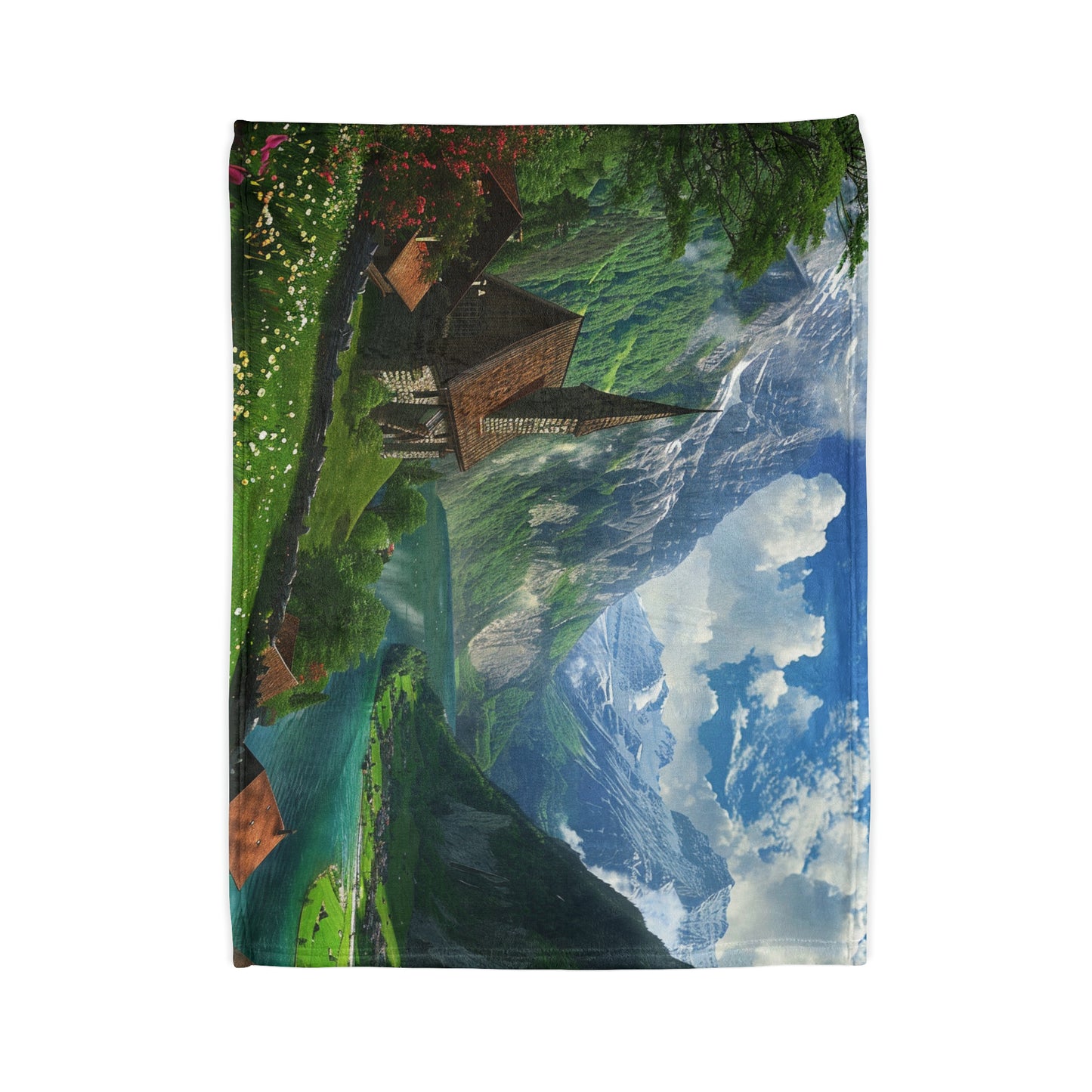 Swiss Beauty #2 Soft Polyester Blanket