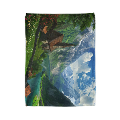 Swiss Beauty #2 Soft Polyester Blanket