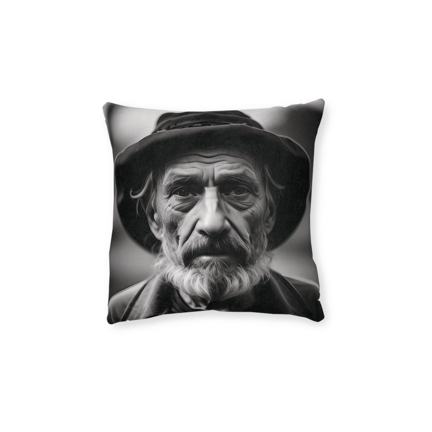 Old Man - Square Pillow - UK