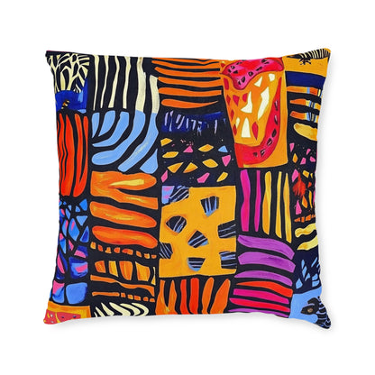 African 3 - Square Pillow - UK
