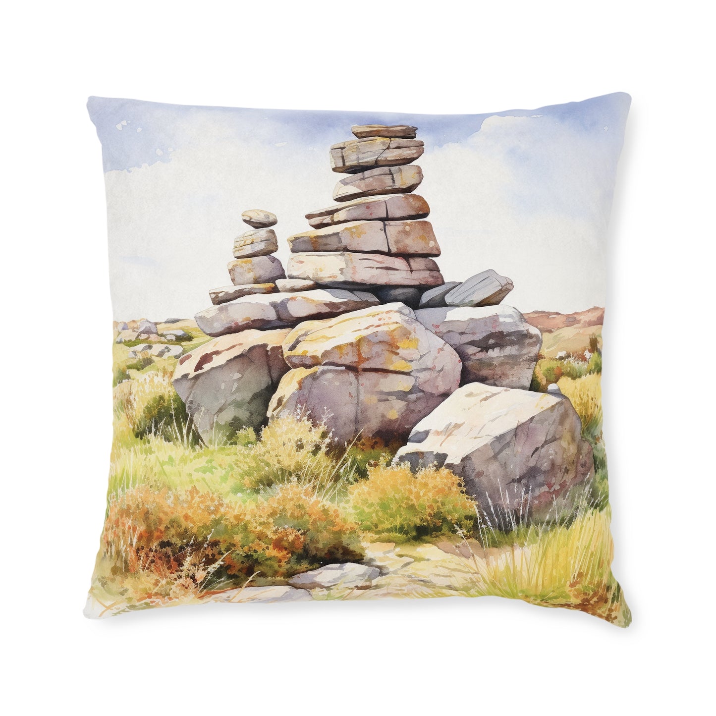 Cornwall - Square Pillow - UK