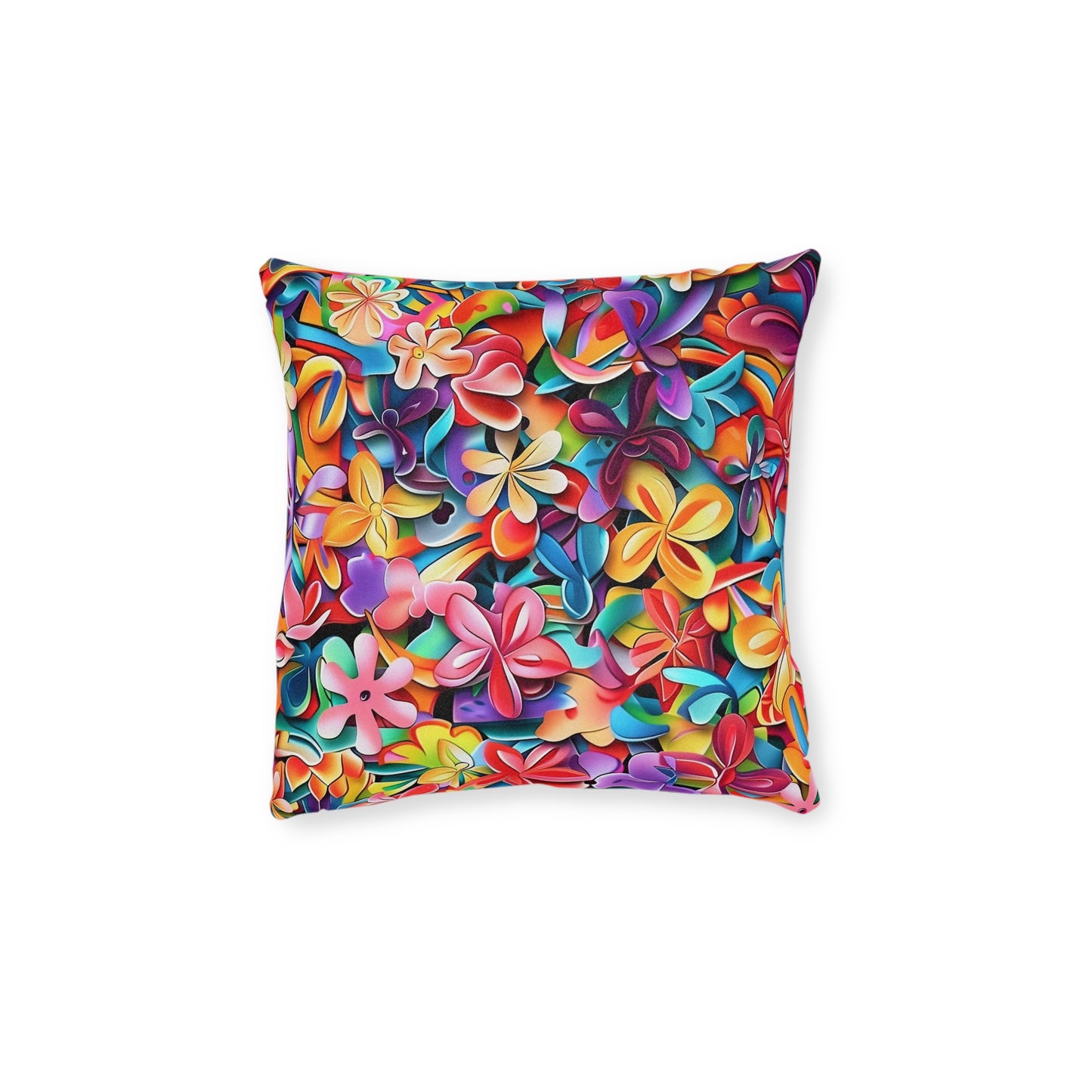 Summer Flowers - Square Pillow - UK