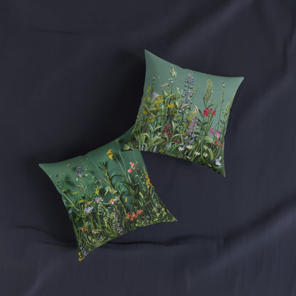 Wild Meadow 2 - Square Pillow -UK