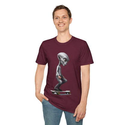 Alien Skater - Unisex Softstyle T-Shirt - UK