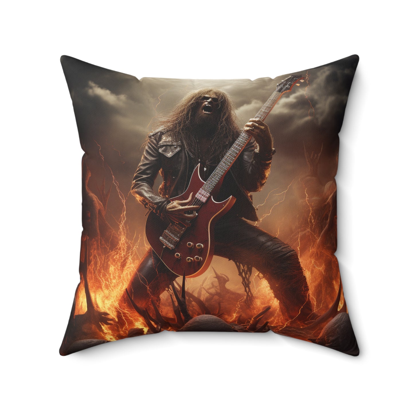Heavy Metal #4  - Spun Polyester Pillow USA