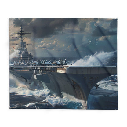 Aircraft Carrier 1 Arctic Fleece Blanket- UK
