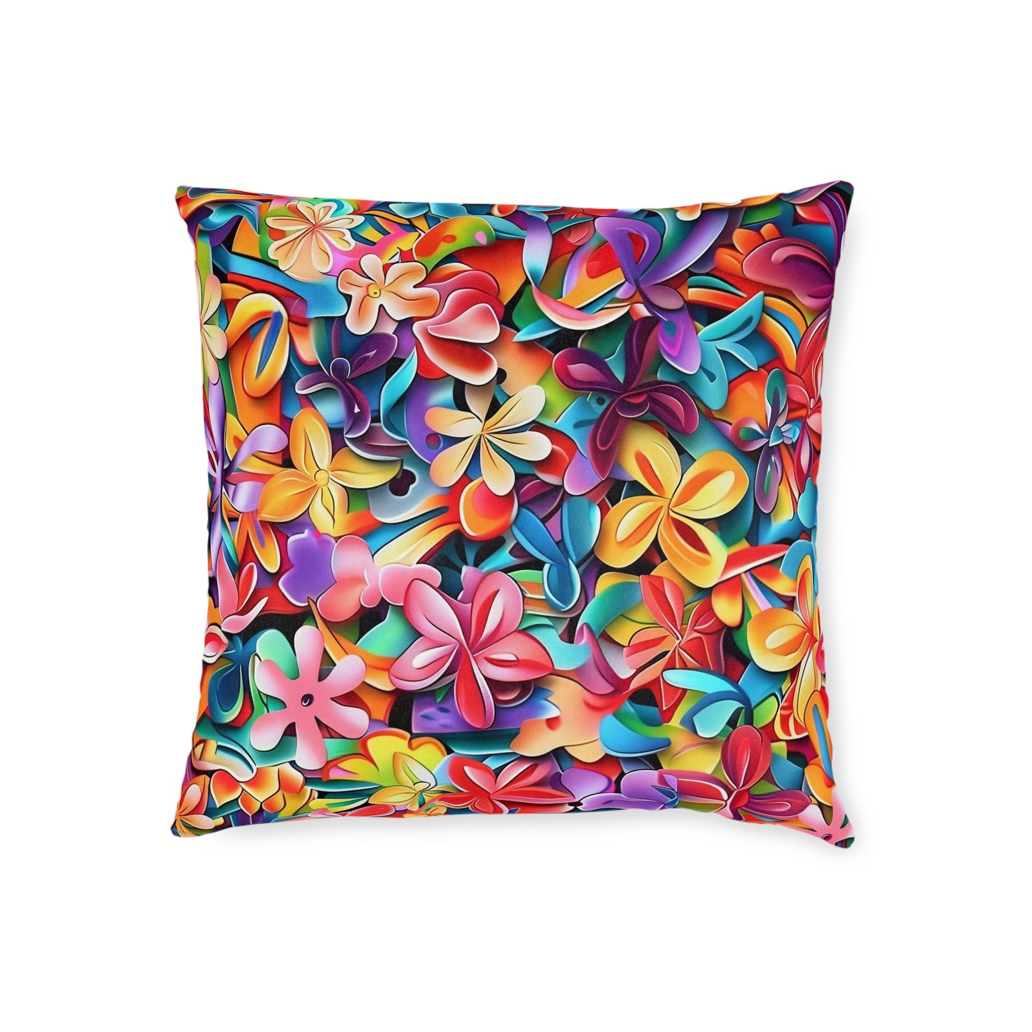 Summer Flowers - Square Pillow - UK