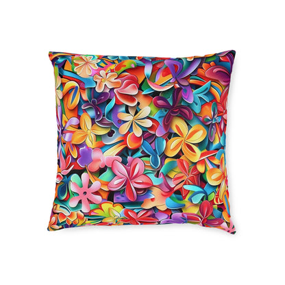 Summer Flowers - Square Pillow - UK