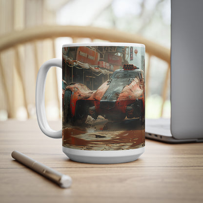 Futuristic Car 4 Ceramic Coffee Cups, 11oz, 15oz - UK