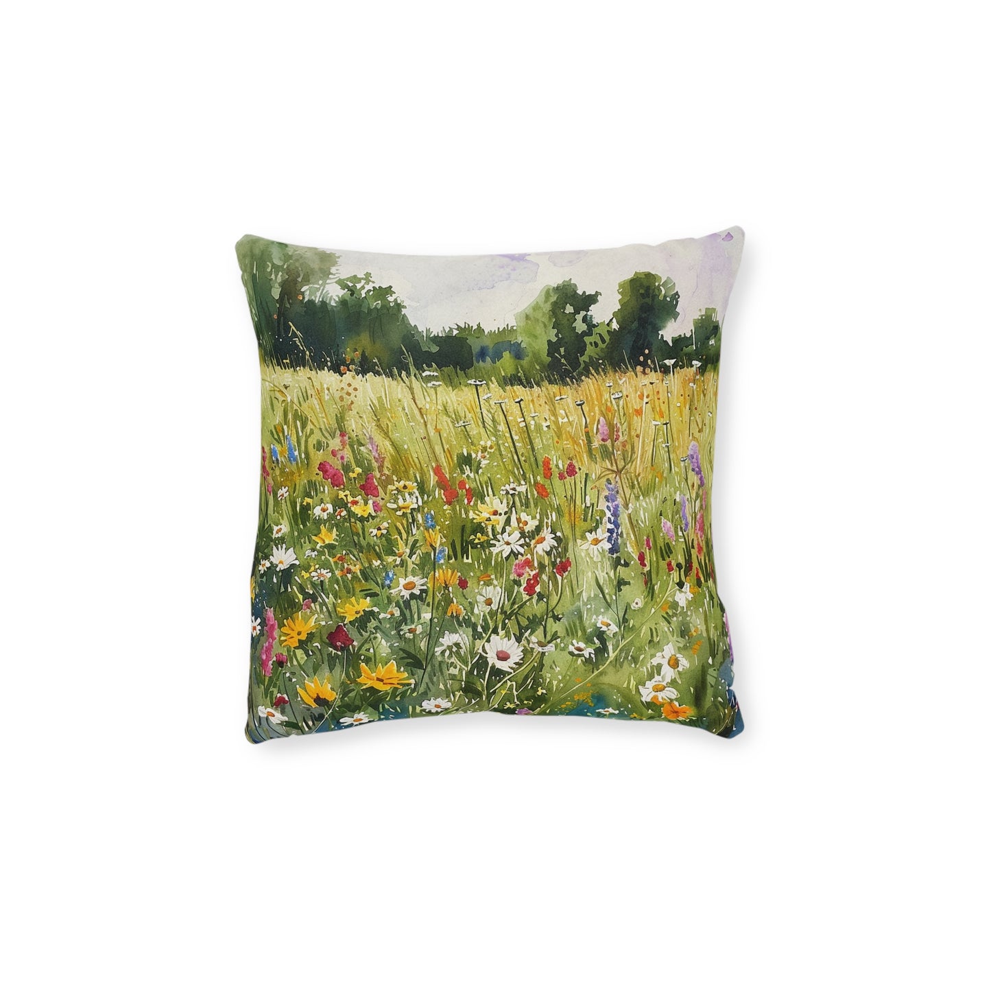 Wild Meadow - Square Pillow - UK