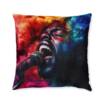 Jazz Singer 2 - Square Pillow - UK