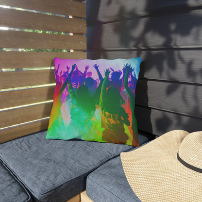 Rainbow Party Cushion - Outdoor Pillows - USA