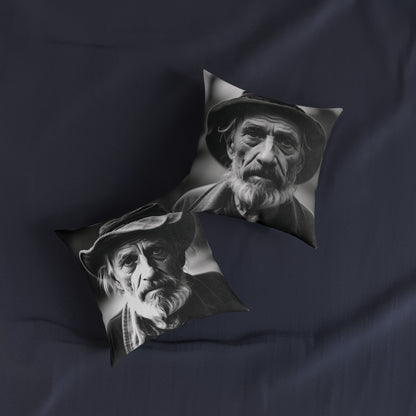Old Man - Square Pillow - UK