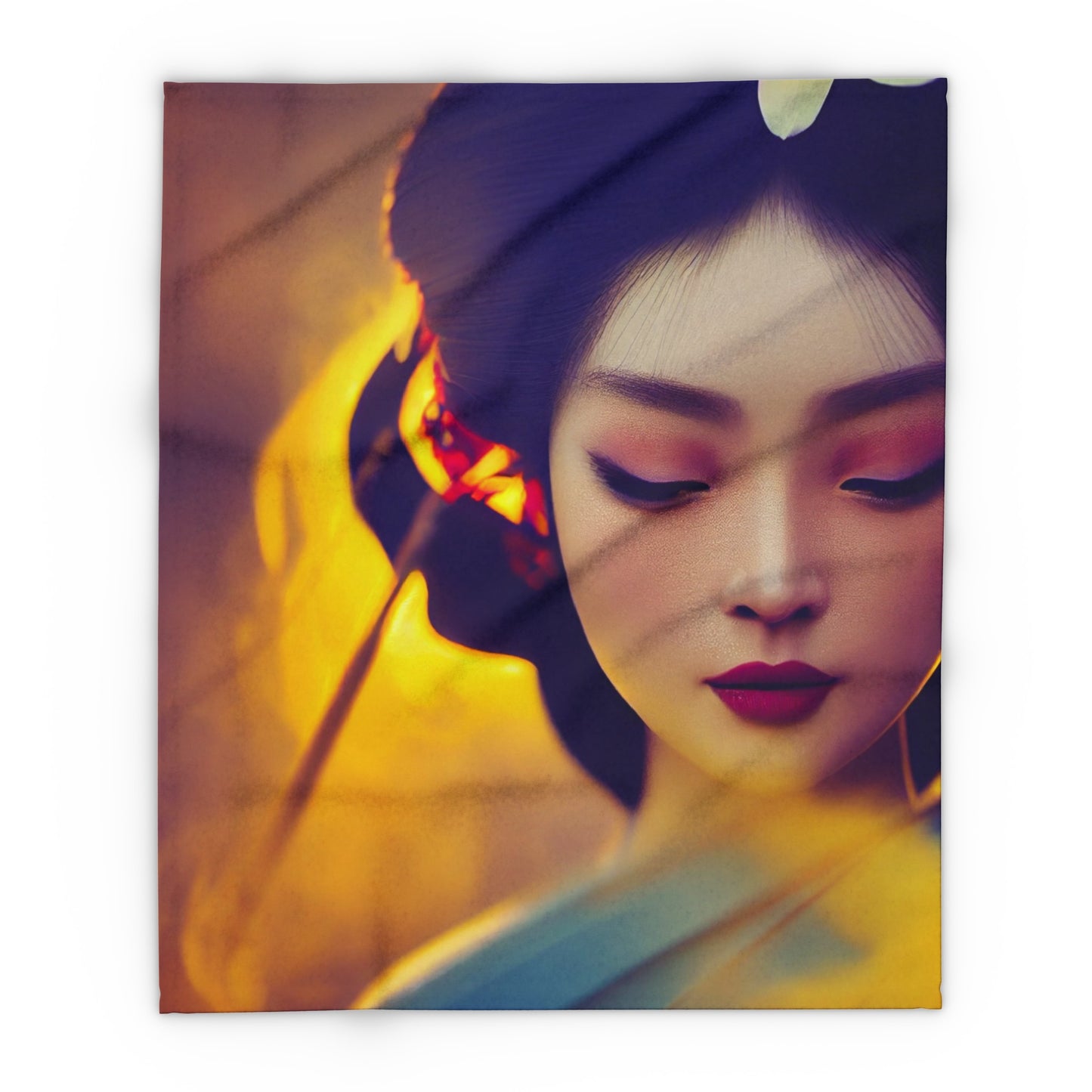 Geisha #2 Arctic Fleece Blanket