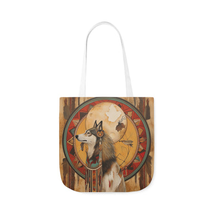 Native American Art #2 - Polyester Canvas Tote Bag (AOP)