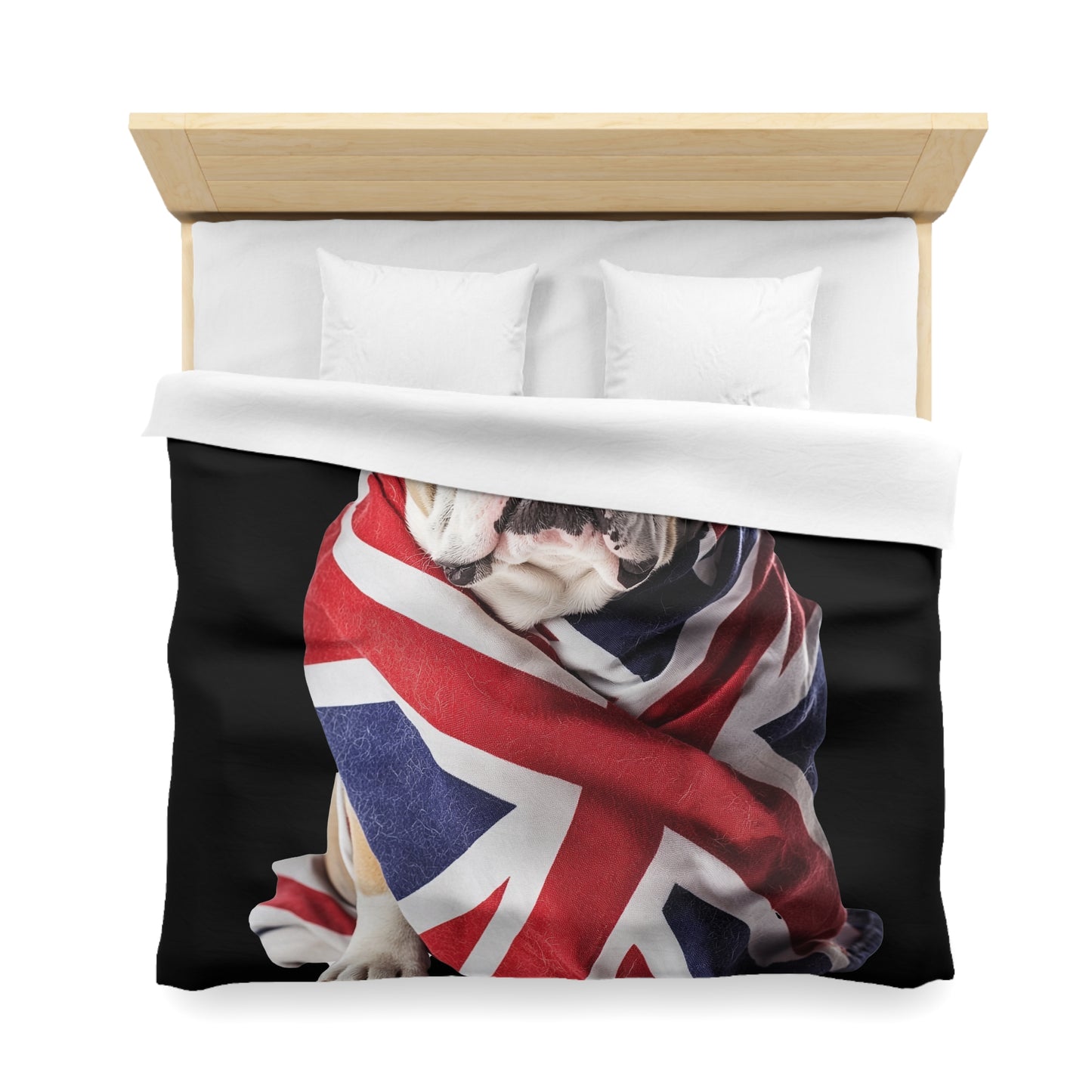 British Bulldog - Microfiber Duvet Cover USA and UK