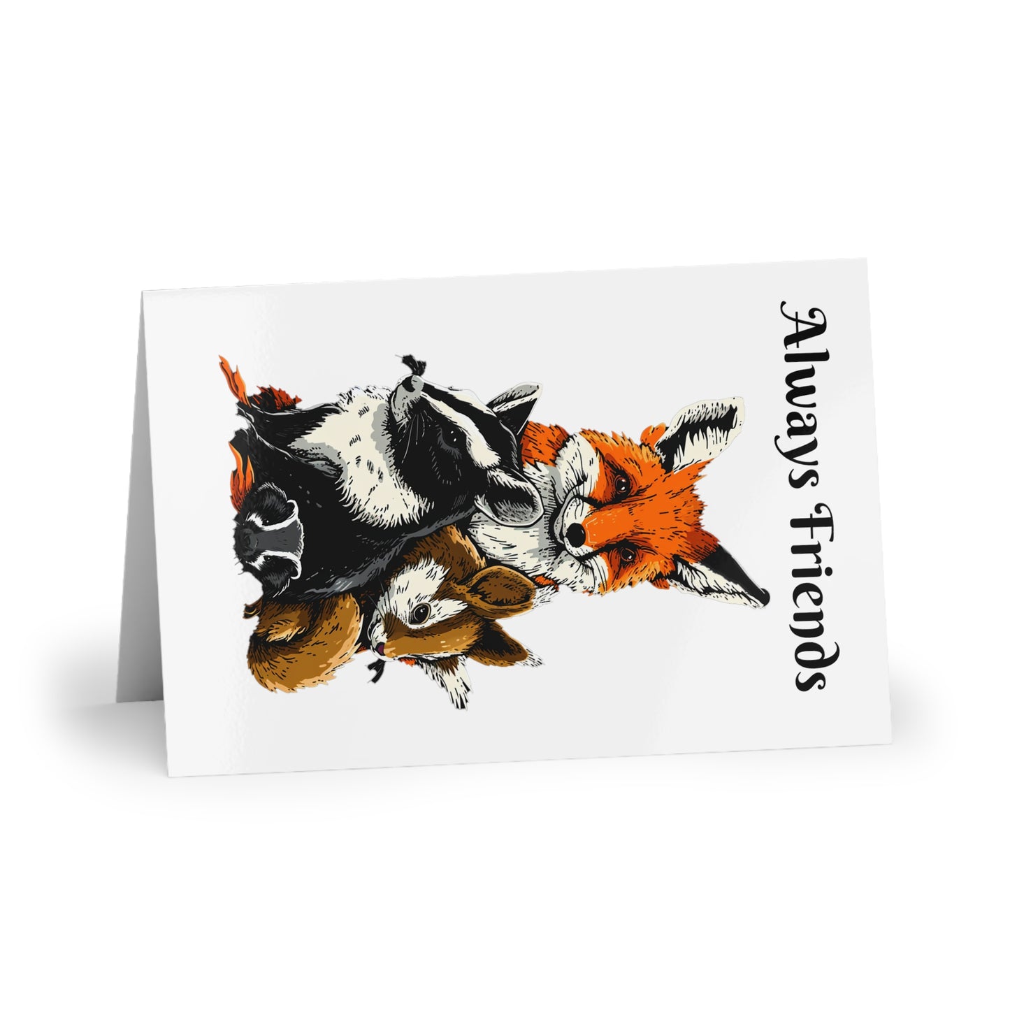 Friend Greeting Cards (1 or 10-pcs) - Canada Only