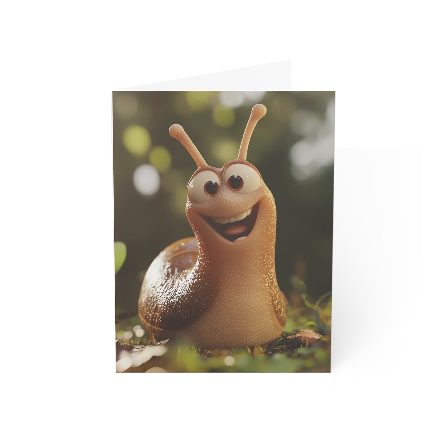 Happy Snail Blank Cards - Set of 1, 10, 30, or 50pcs for All Occasions - USA