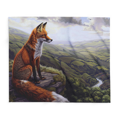 Valley View #1 Arctic Fleece Blanket - UK