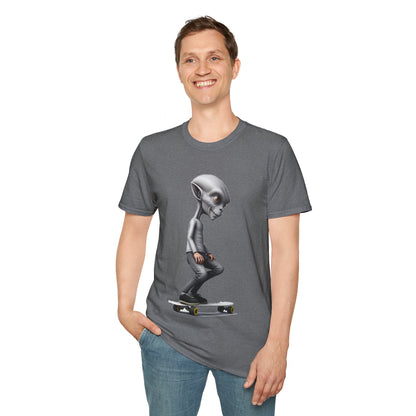 Alien Skater - Unisex Softstyle T-Shirt - UK