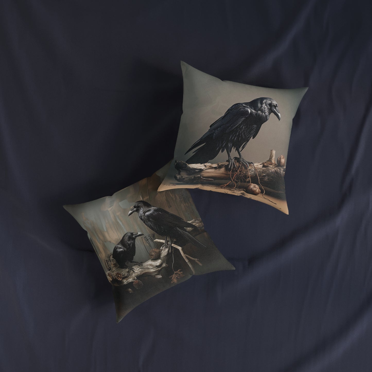 Crows - Square Pillow - UK