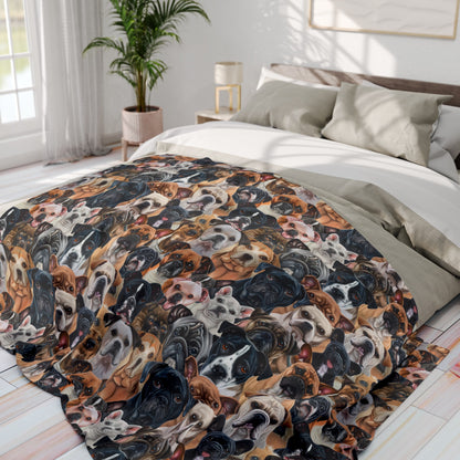 Dog Collage #2 Arctic Fleece Blanket - USA