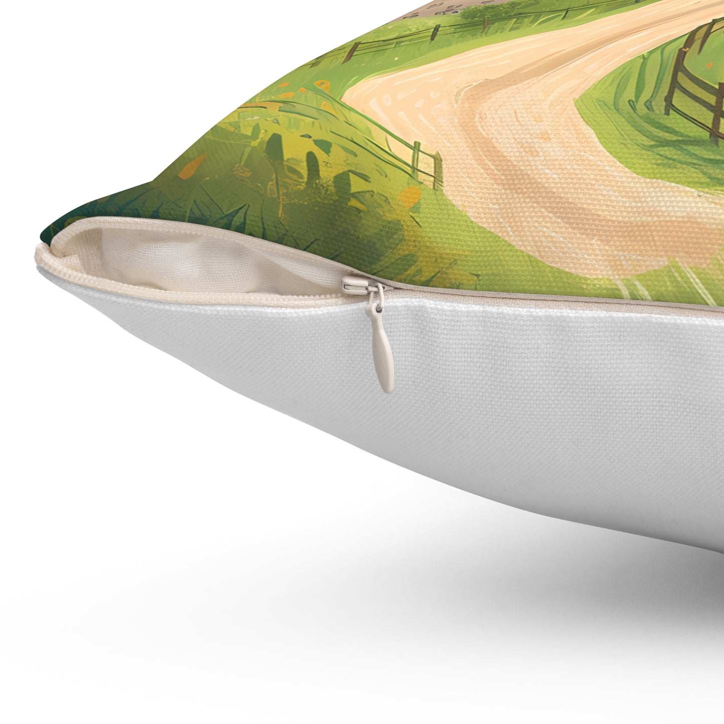 Countryside #3 - Spun Polyester Pillow USA