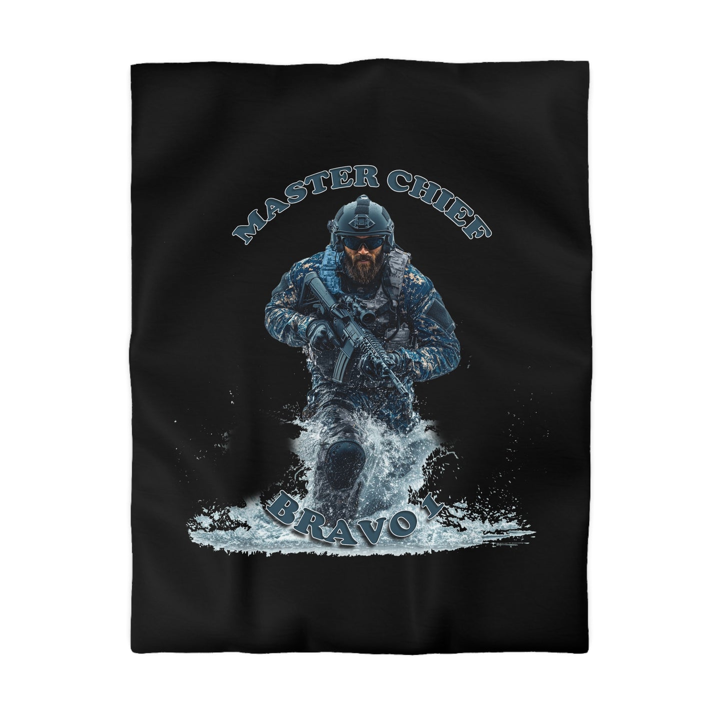 Master Chief Navy Seals - Microfiber Duvet Cover USA and UK