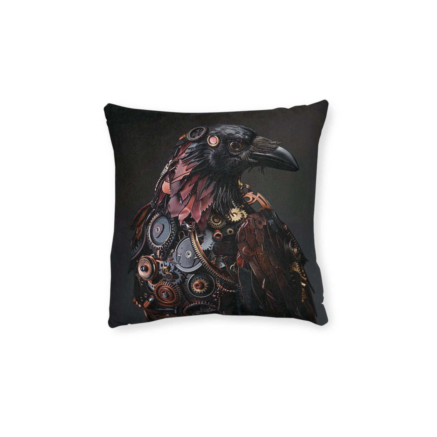 Steampunk Birds - Square Pillow - UK